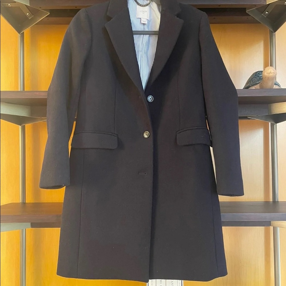 J crew navy coat (retail $500)